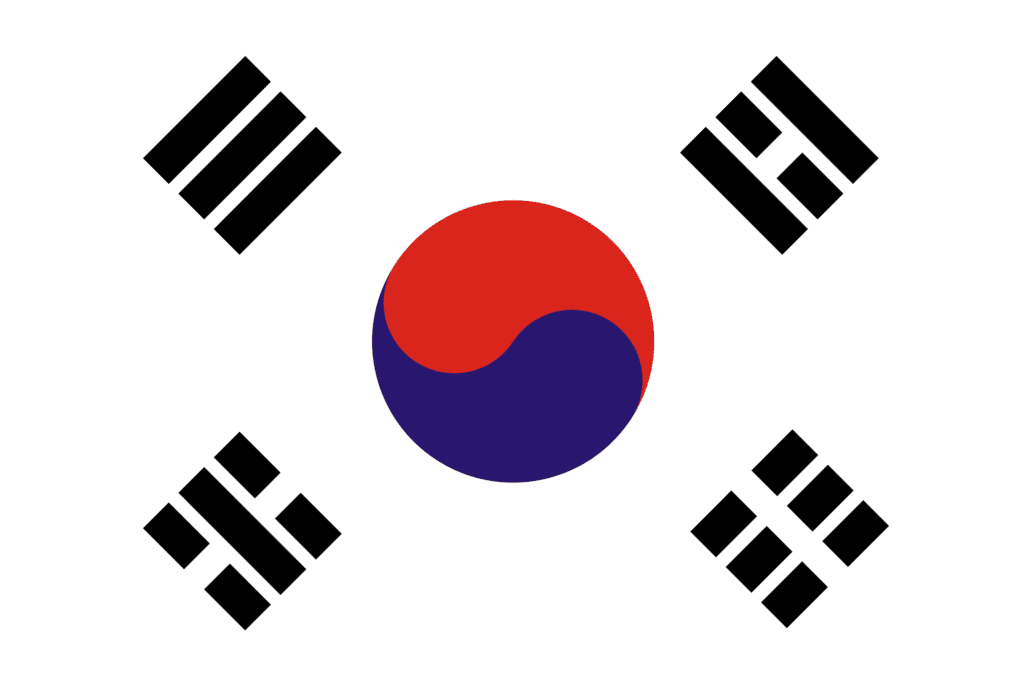 bandera coreana