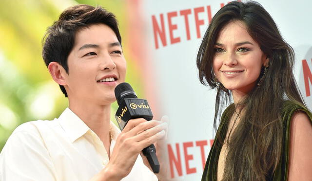 Song Joong-ki y Katy Louise Saunders